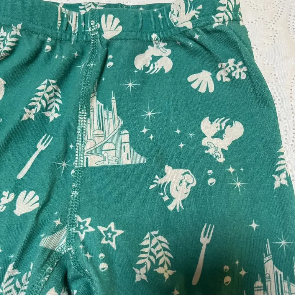 Hanna Andersson Little Mermaid PJ Set Size 4
